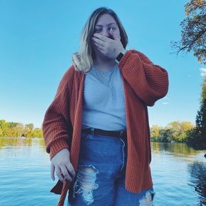 Urban outfitters oversized cardigan.